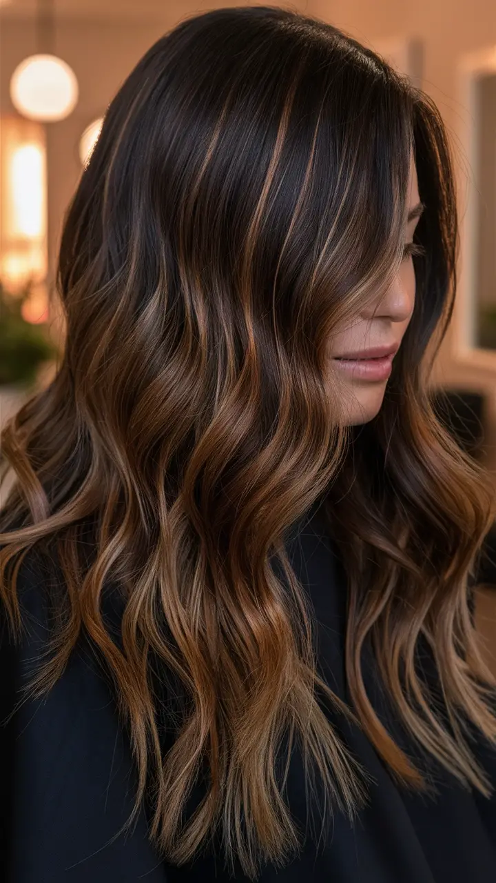 Golden bronde, versatile brunette trend