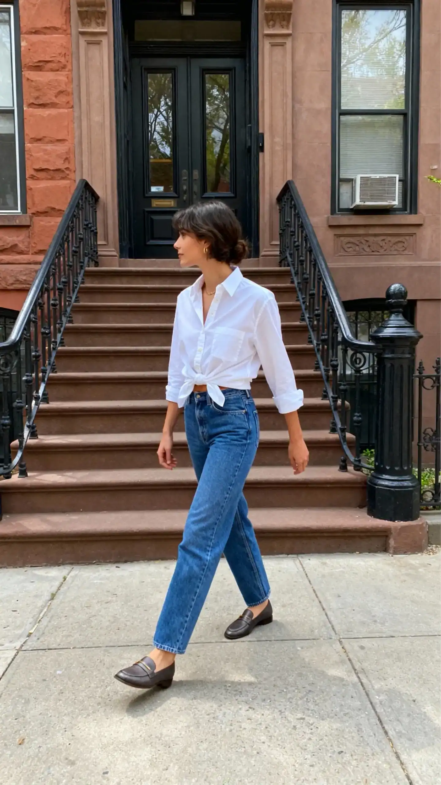 White shirt with blue jeans, timeless spring fashion 2026