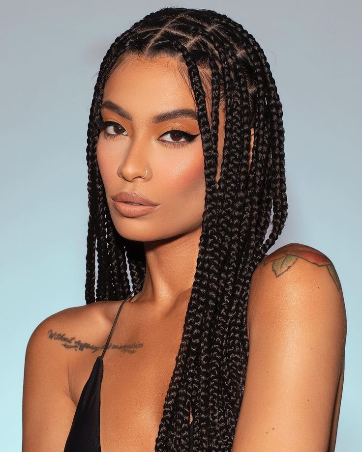 Classic black box braids