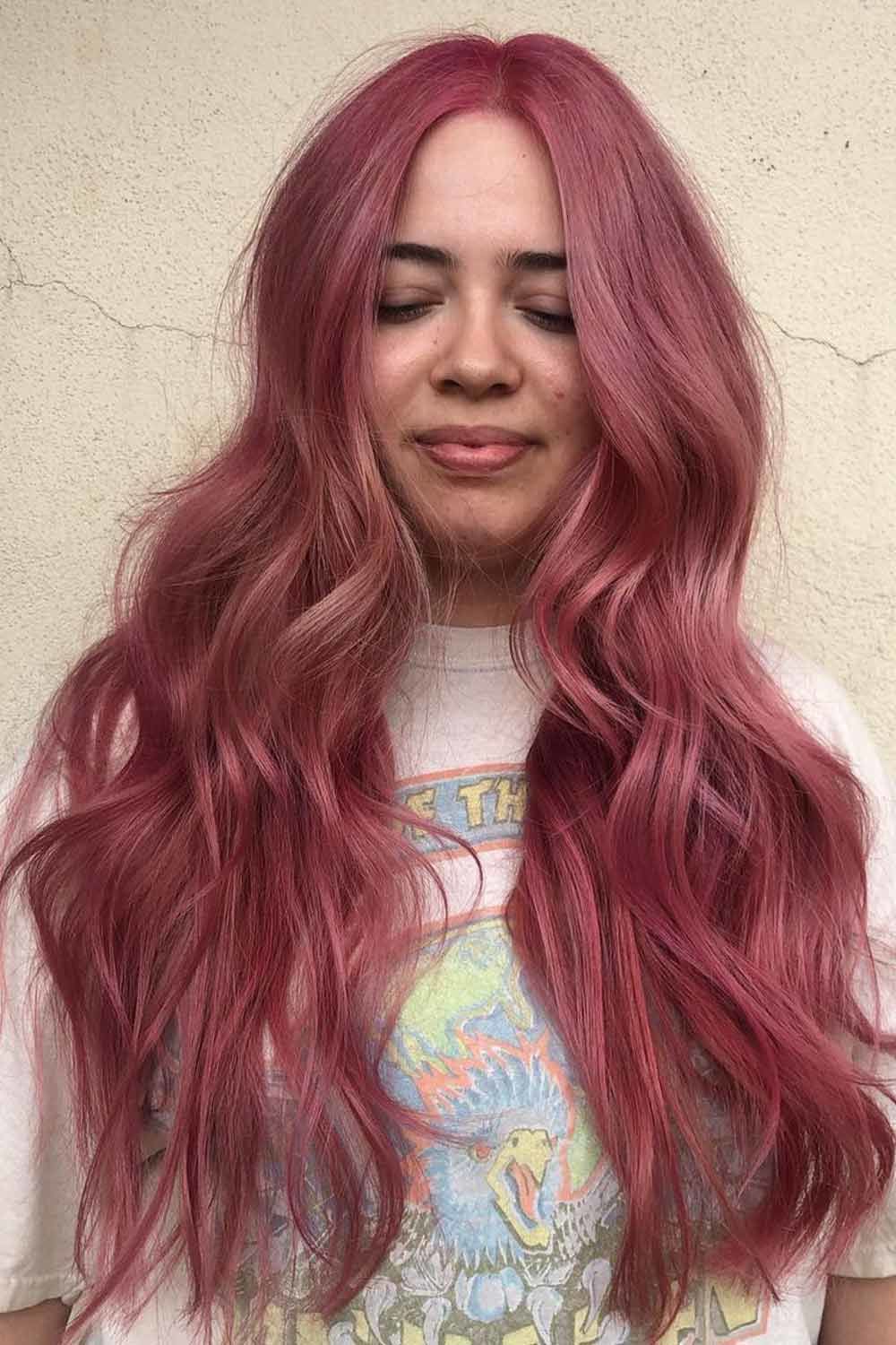 Vibrant pink cherry waves with bold color