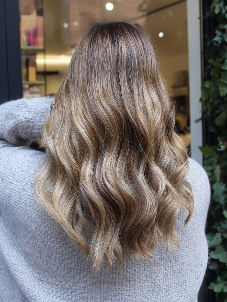 Effortless waves dirty blonde natural finish