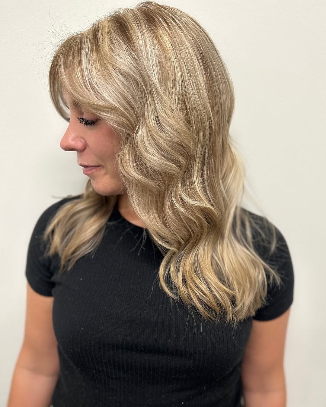 Soft curls with blended dimension