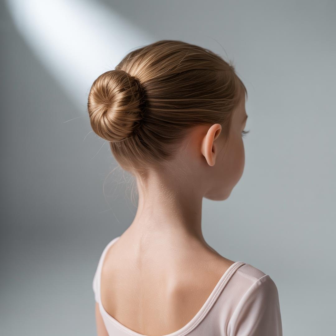 Timeless ballet bun hairstyle for a graceful Easter look