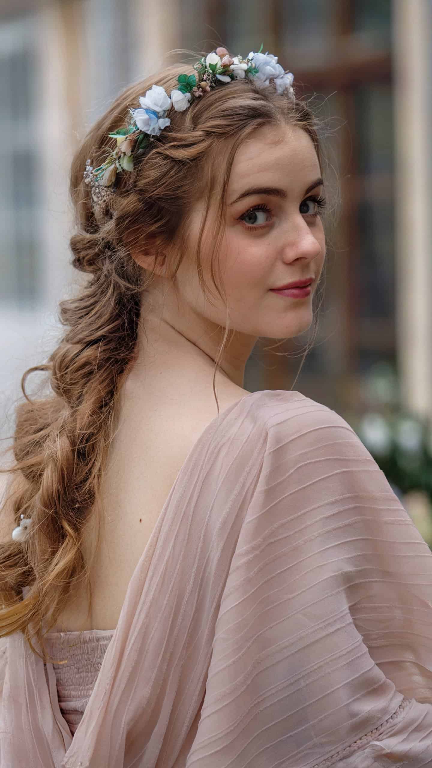 Vintage-inspired side bun, classic elegance, timeless style