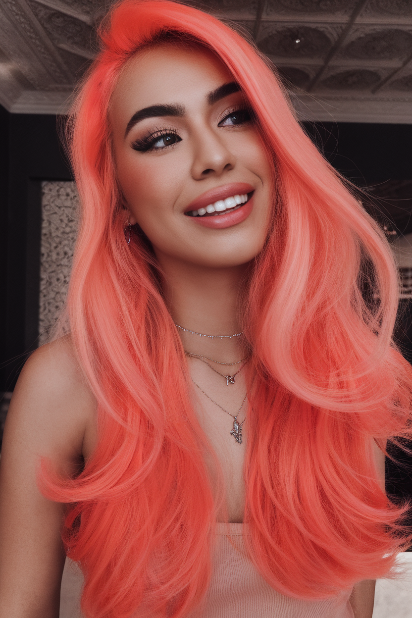 Long coral waves with soft movement