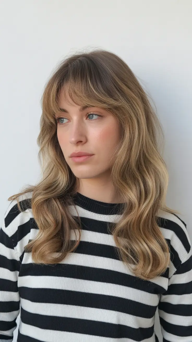 Beachy waves with fringe and texture