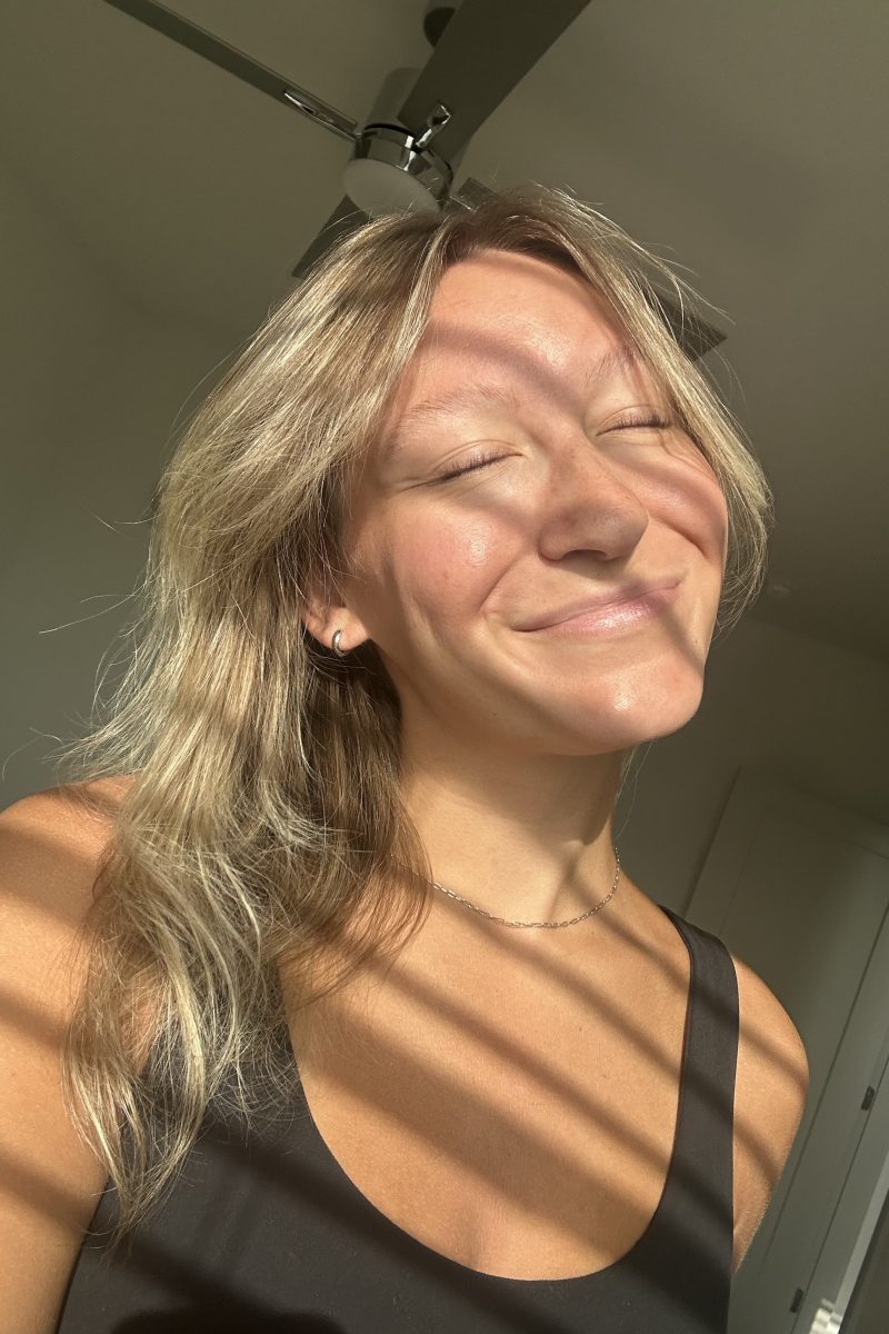 Natural sunlit waves with blonde highlights