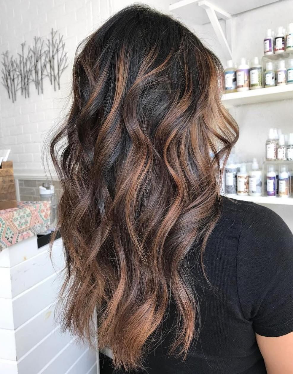 Textured waves with dark lowlights