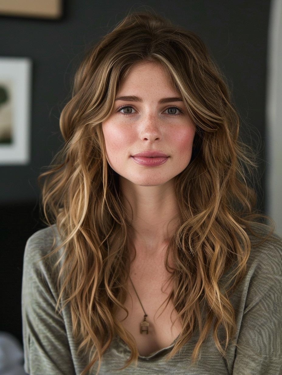 Beachy honey texture with relaxed vibe