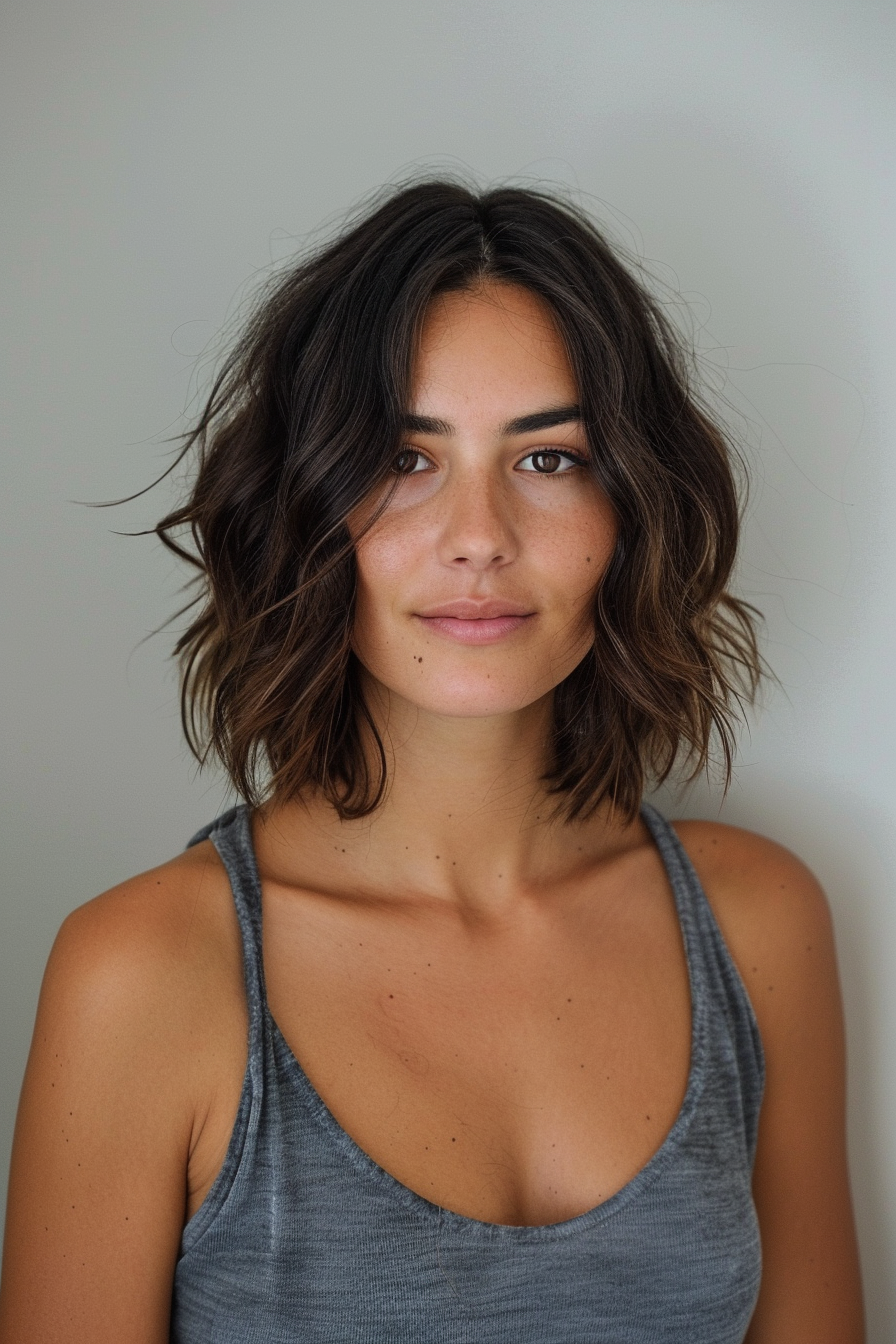Natural texture lob with dimension