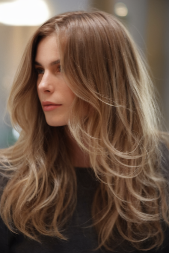 Tousled layered waves with natural volume