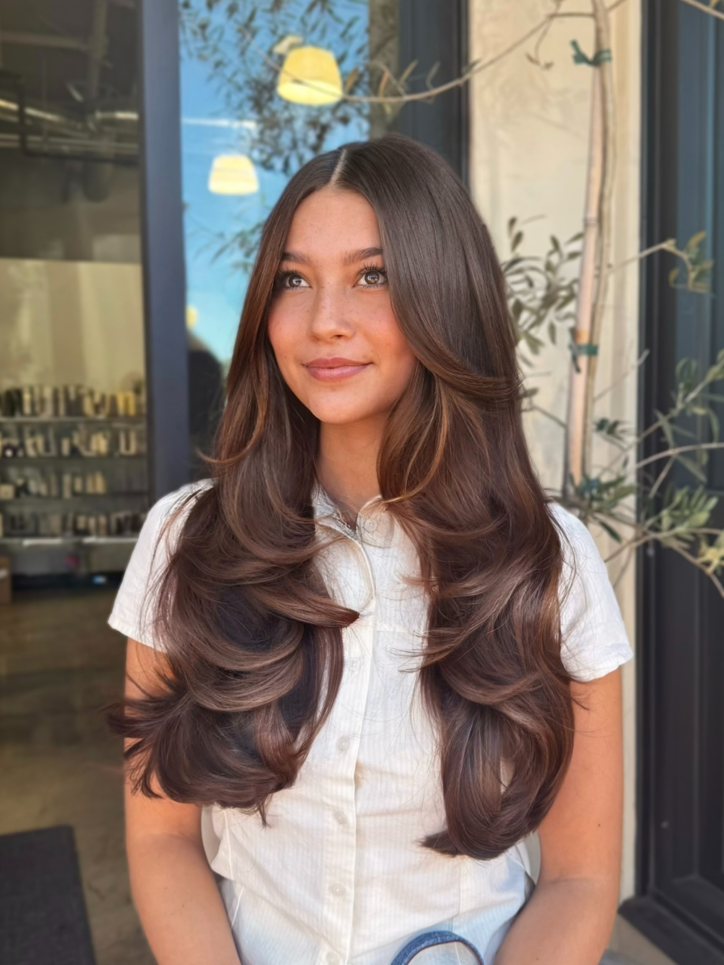 Brunette layers with subtle dimension