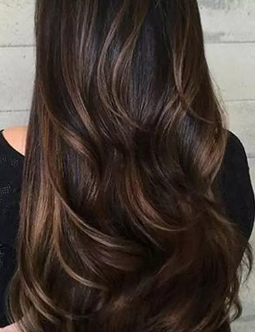 Chestnut layers with subtle highlights