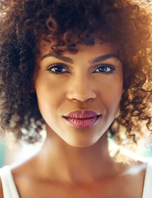 Soft curls with natural volume