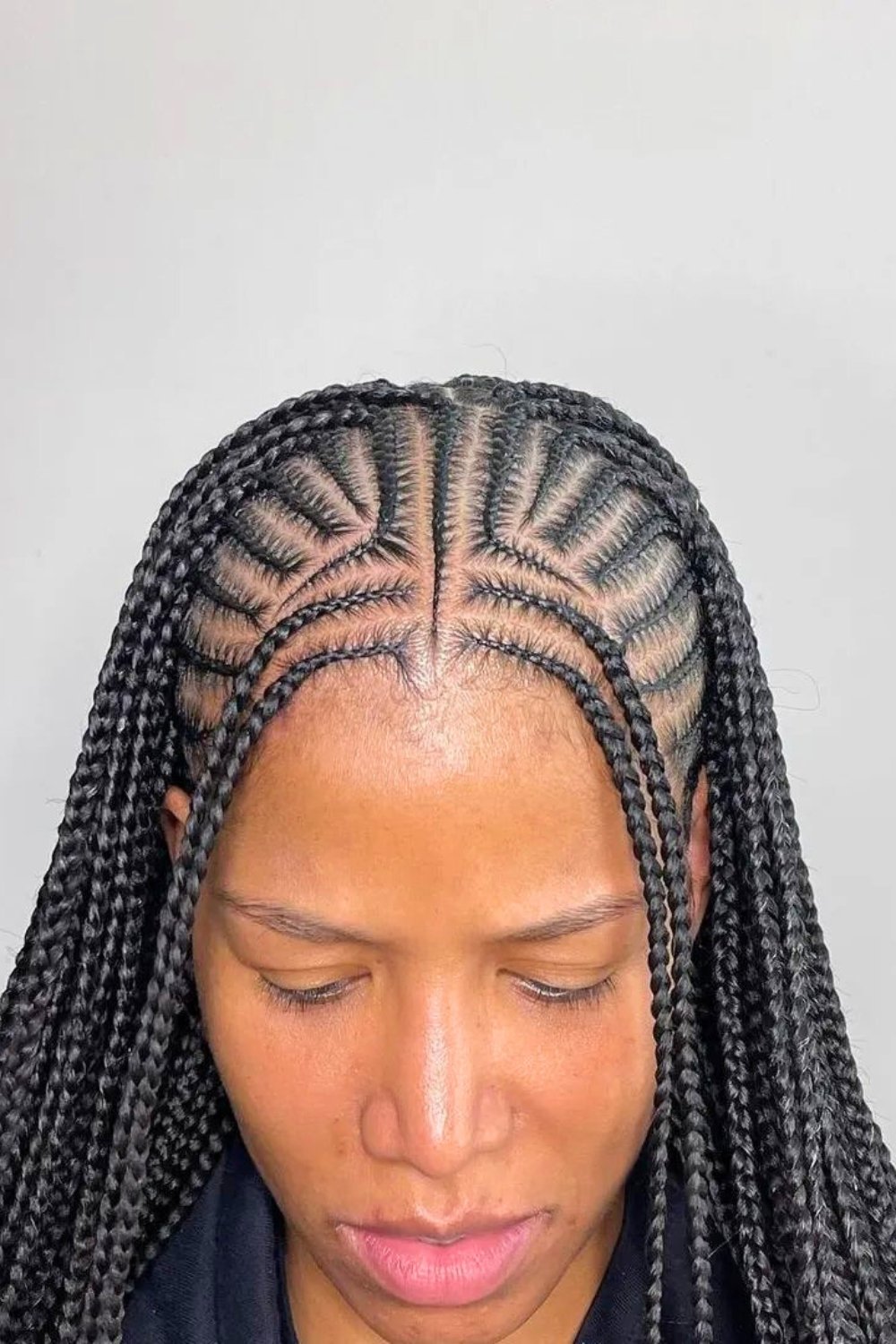 Precision cornrow braids for sleek style