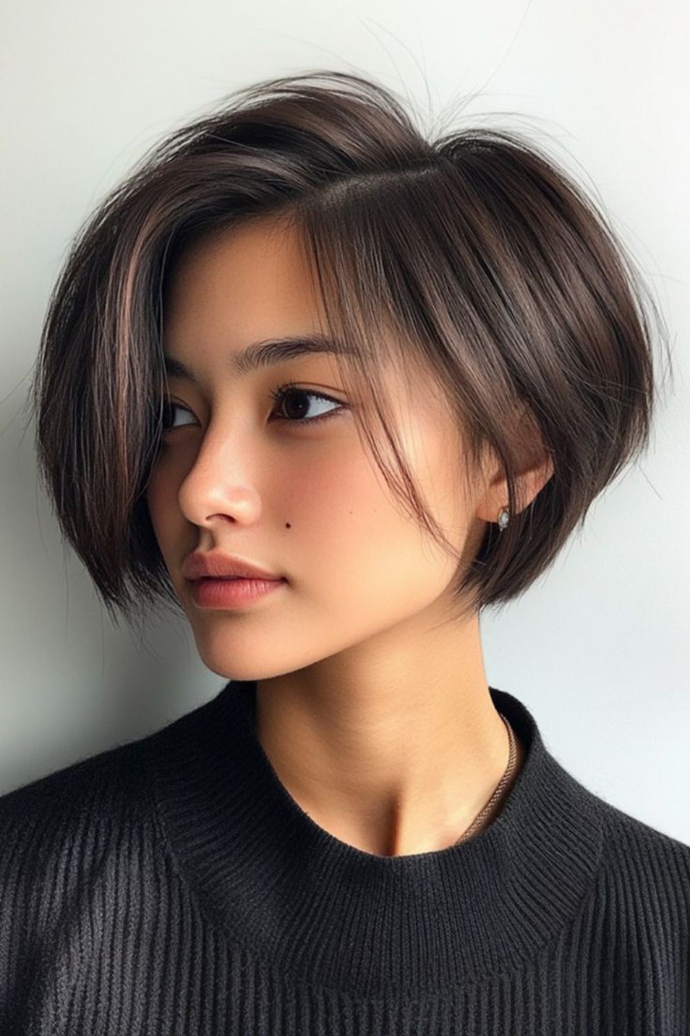 Soft-volume bob with subtle texture