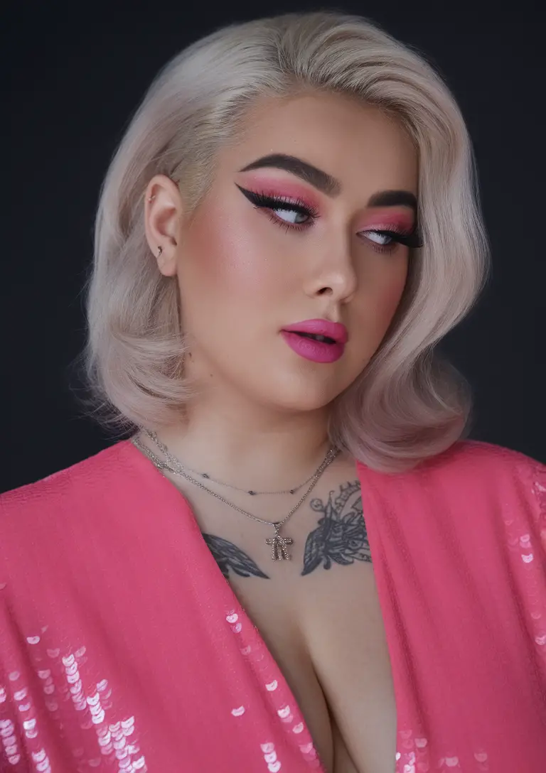 Elegant bob with side sweep, refined and polished, spring hairstyle