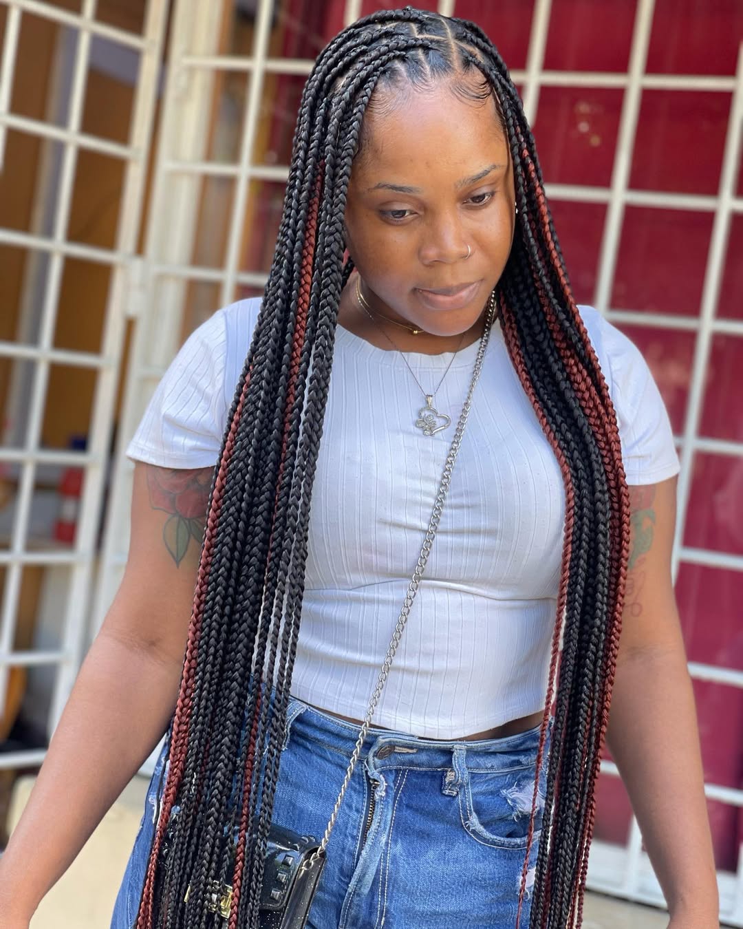 Classic twist braids with rich brown tones