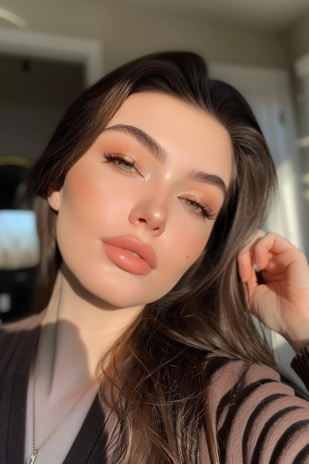 Warm glow with neutral tones