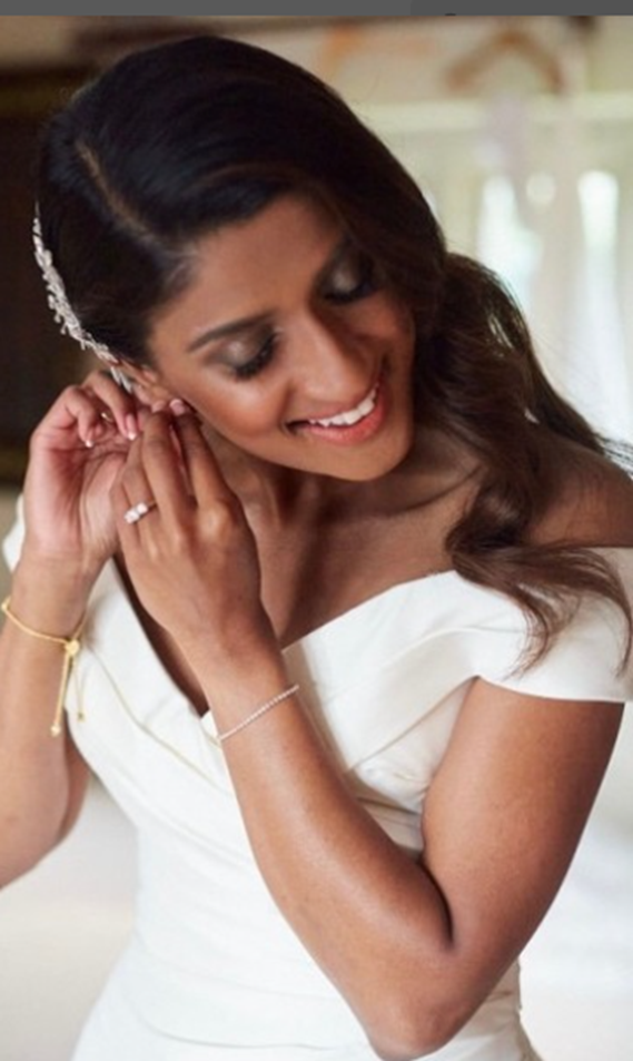 Timeless wedding beauty with cultural flair