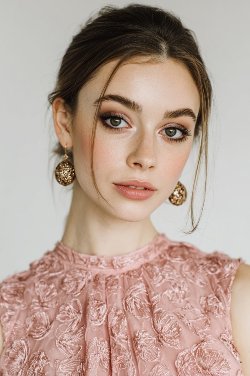 Effortlessly chic pink makeup with soft matte finish