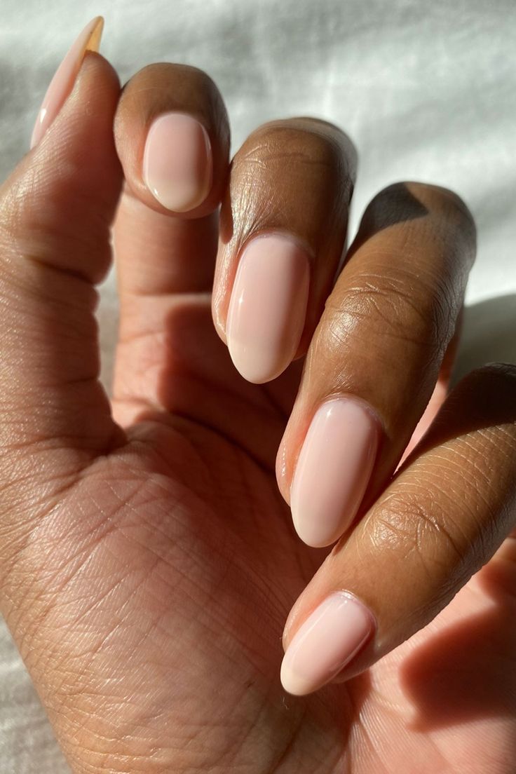 Natural nude almond nails, Pinterest nail art, effortless chic