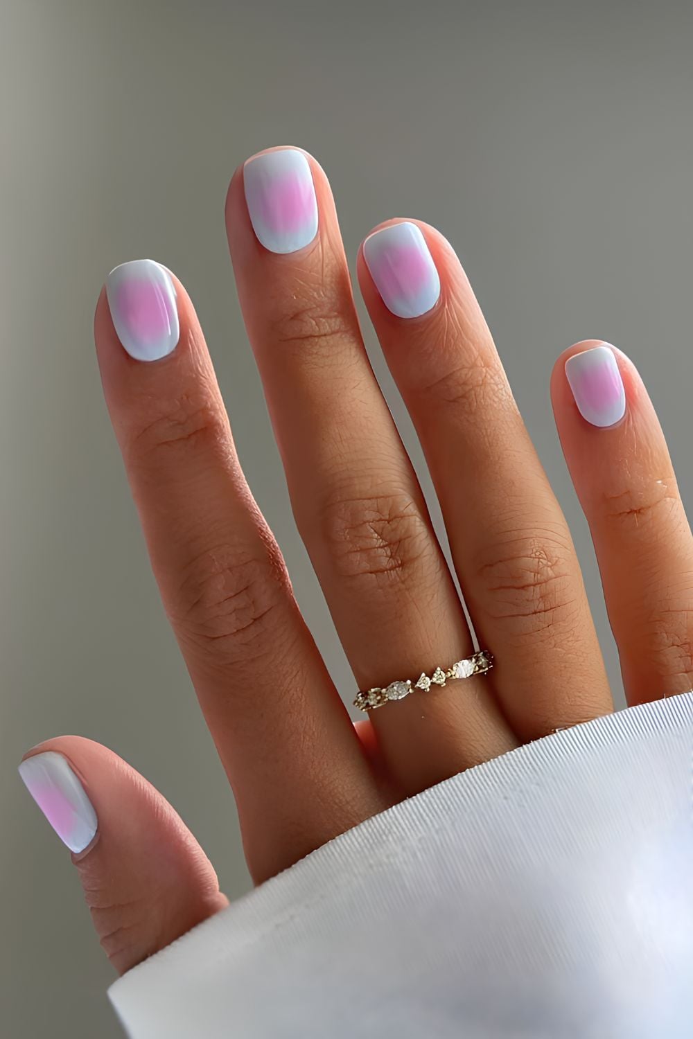Pastel aura nails, Pinterest ethereal nails.